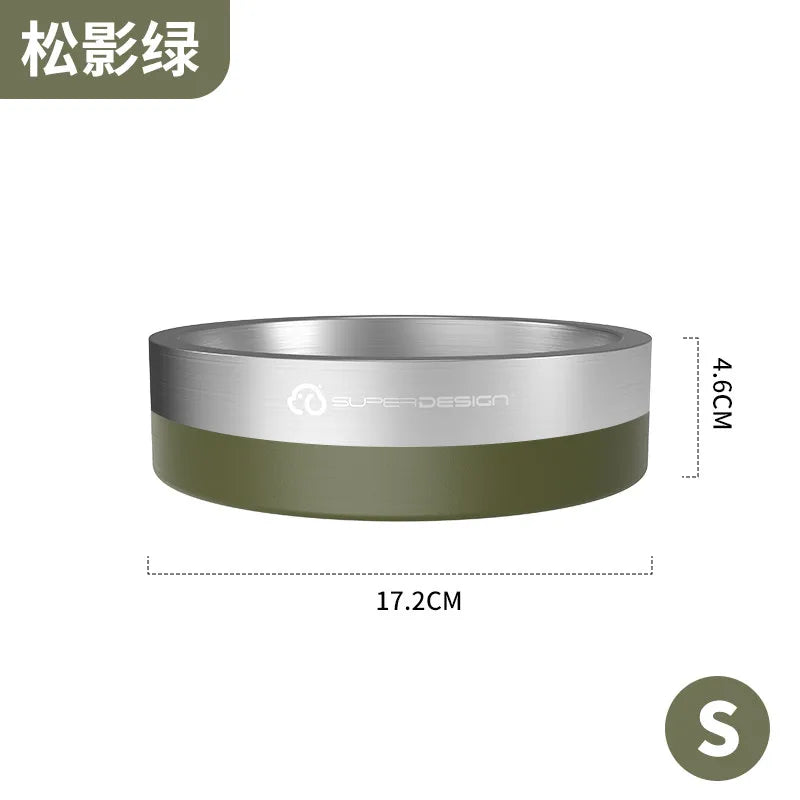 Stainless Steel Pet Slow Feeder Bowl