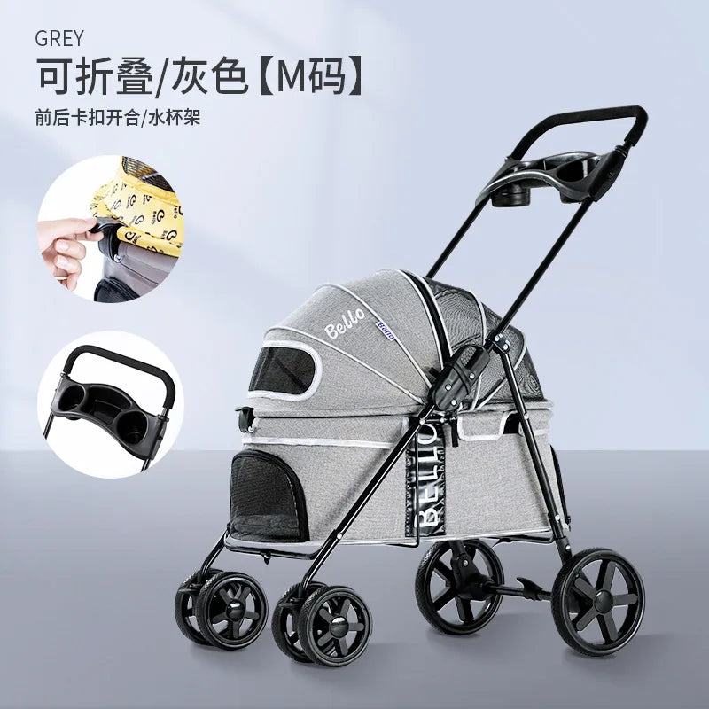 Foldable Lightweight Pet Stroller