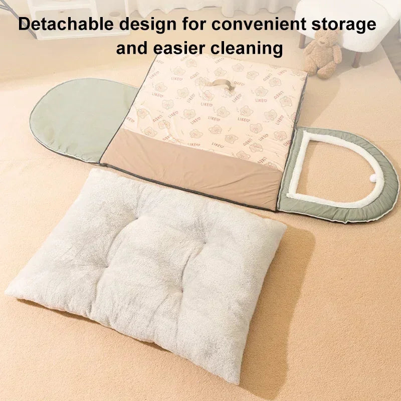 Winter Warm Detachable Pet House Bed for Dogs & Cats