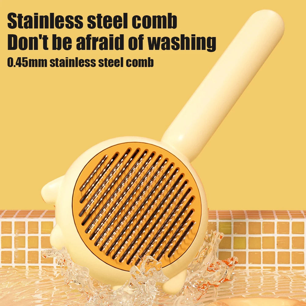 Self-Cleaning Slicker Brush for Dogs & Cats