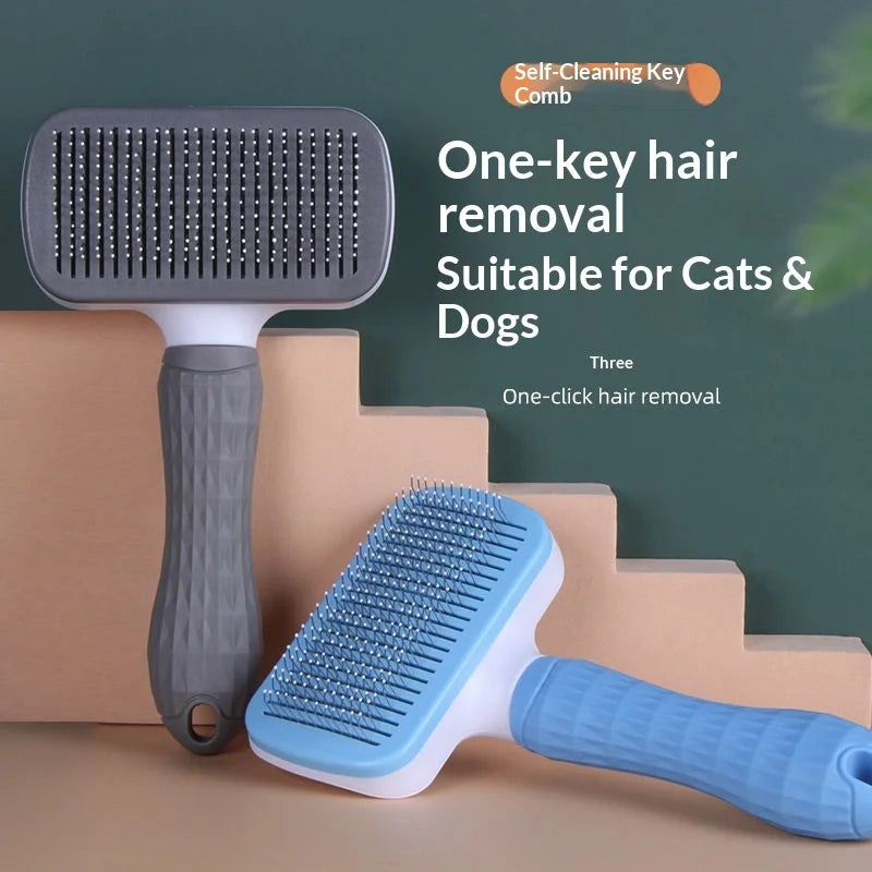 Self Cleaning Pet Slicker Brush for Cats And  Dogs