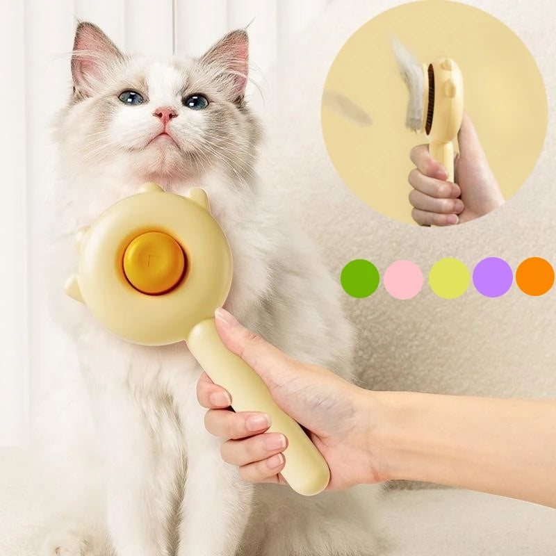 Self-Cleaning Slicker Brush for Dogs & Cats