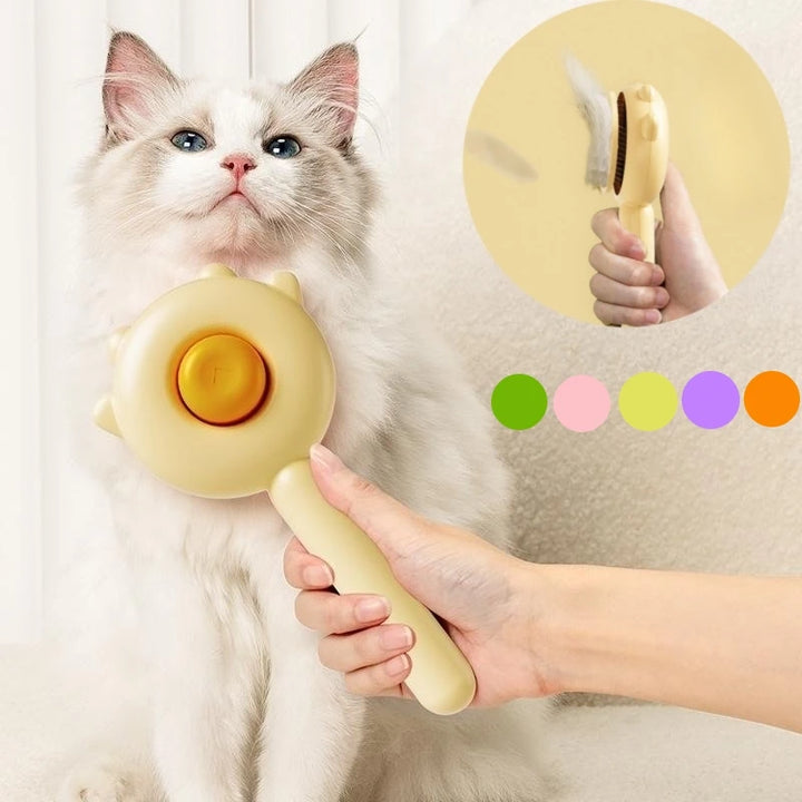 Self-Cleaning Slicker Brush for Dogs & Cats