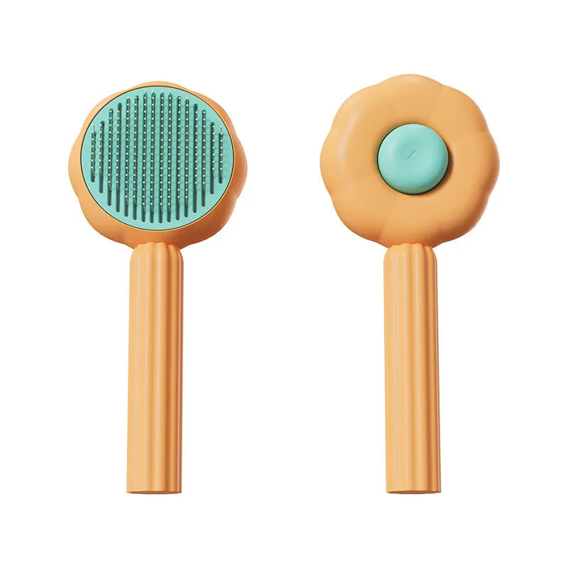 Self-Cleaning Slicker Brush for Dogs & Cats