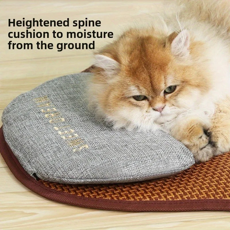Breathable Ice Silk Cooling Mat for Cats & Dogs