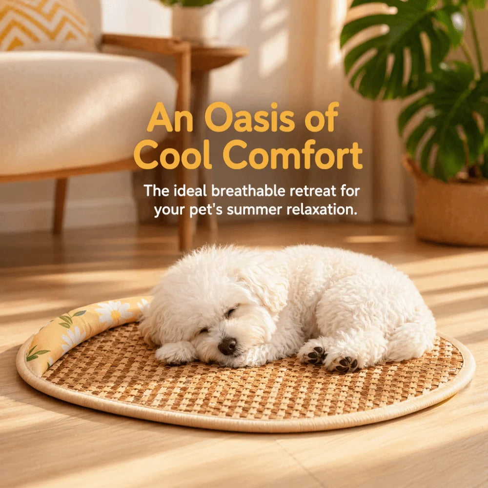 Breathable Woven Cooling Pet Mat