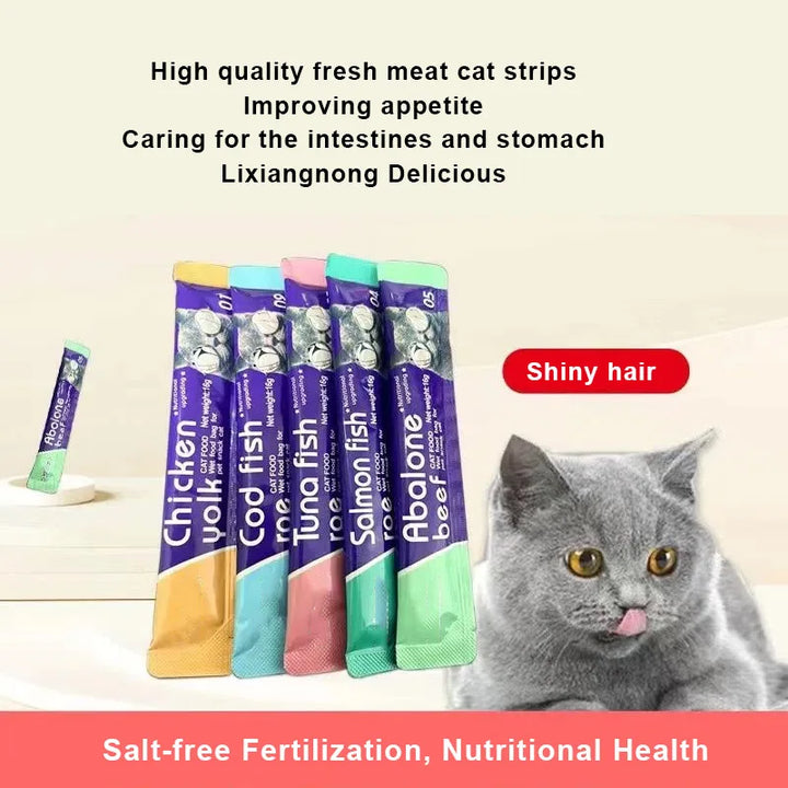 Mixed Flavor Cat Liquid Treats – 30 Pack