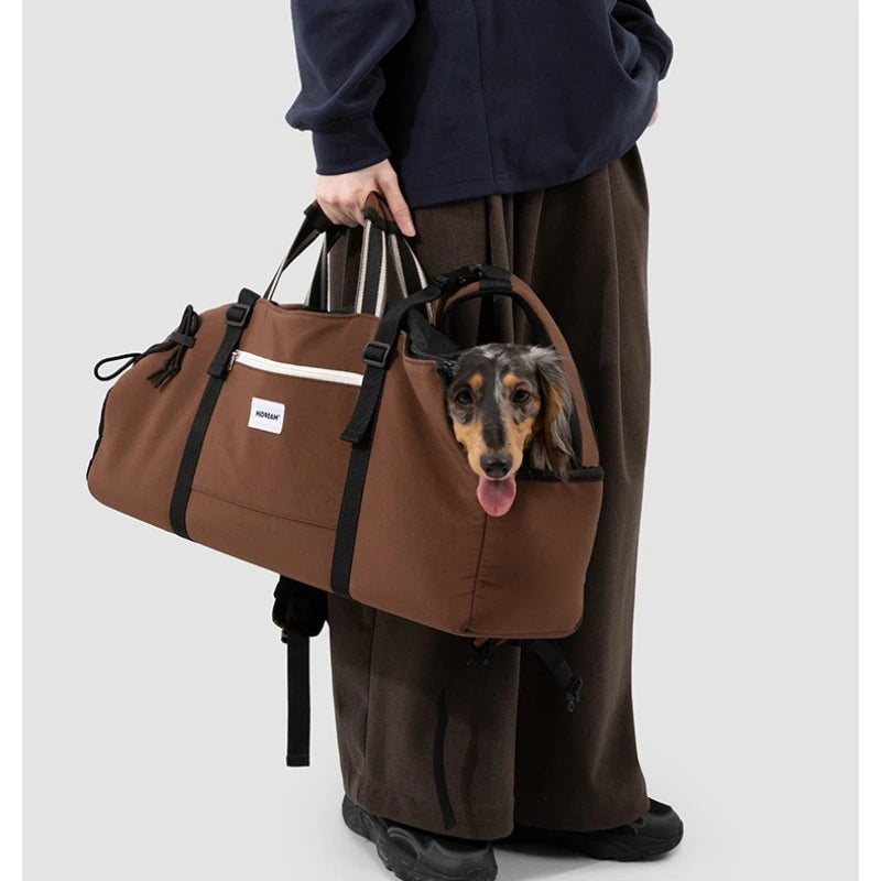 Nylon Dachshund Pet Carrier Backpack