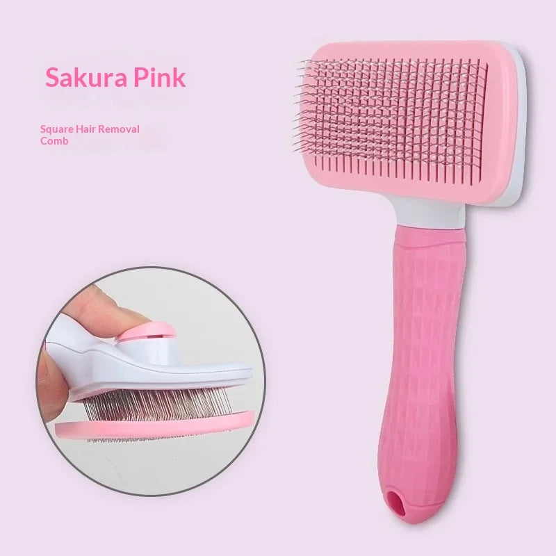 Self Cleaning Pet Slicker Brush for Cats And  Dogs