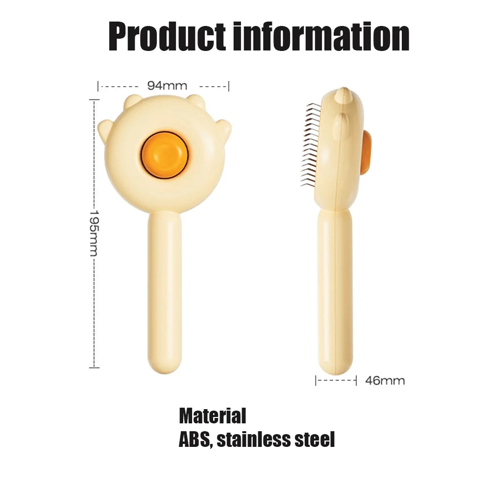 Self-Cleaning Slicker Brush for Dogs & Cats