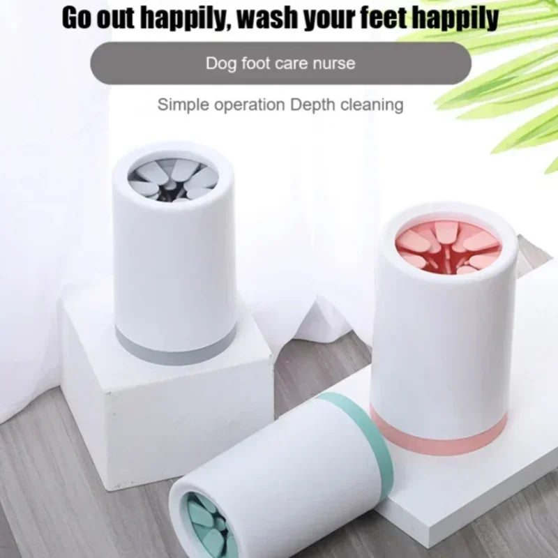 Automatic Silicone Pet Paw Washer & Cleaner Cup