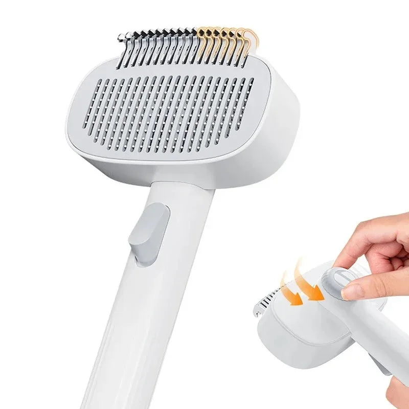 Magic Pet Grooming Brush for Gentle Detangling & Hair Removal