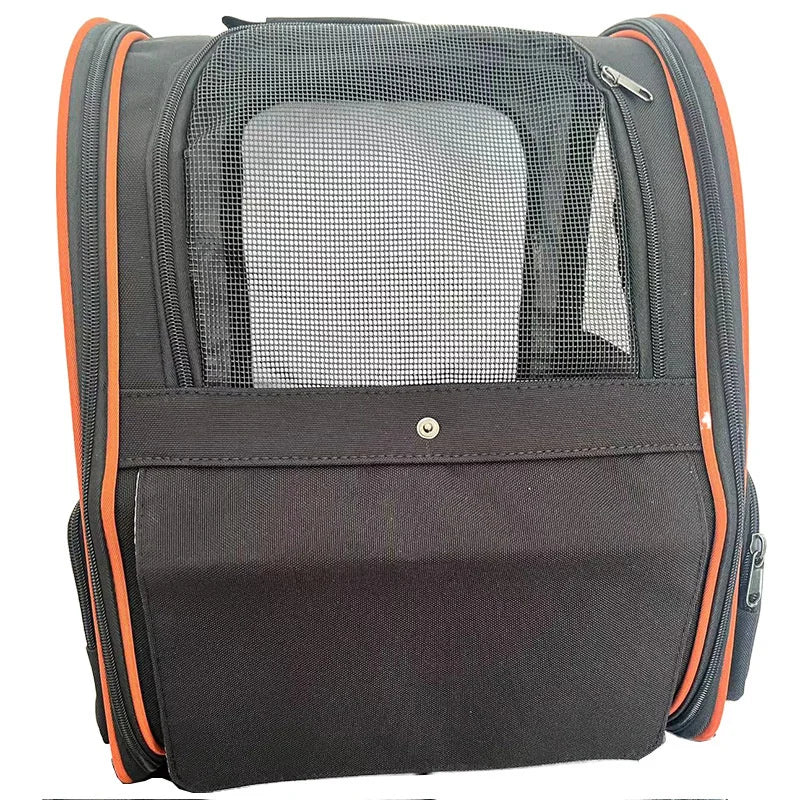 Expandable Pet Carrier Backpack with Comfort Padding
