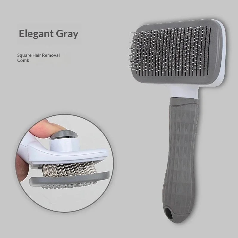 Self Cleaning Pet Slicker Brush for Cats And  Dogs