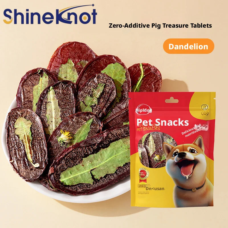 Freeze-Dried Pig Chew Treats for Dogs & Cats