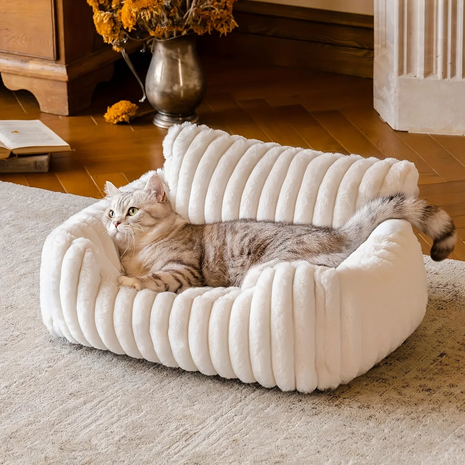 Warm Comfort Cat Sofa Bed with Soft Cushion