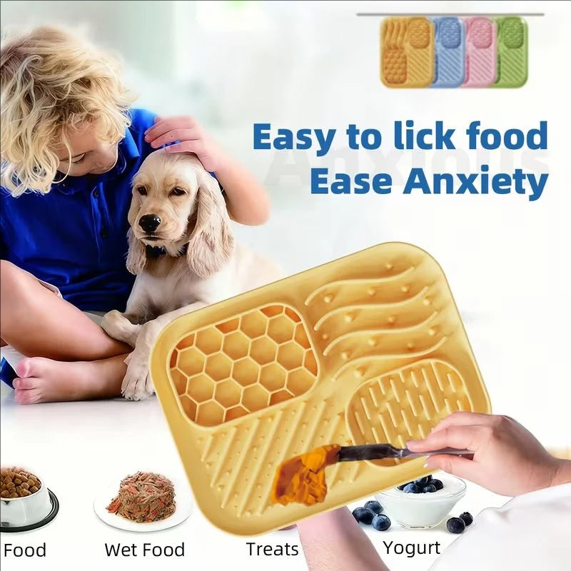 Silicone Pet Slow Feeder Licking Mat