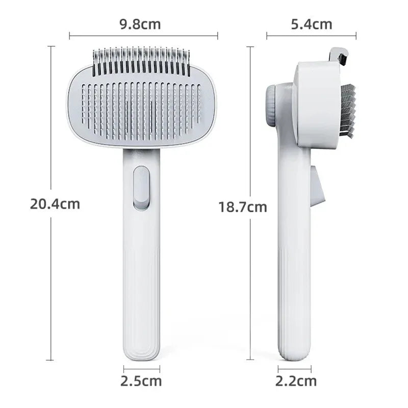 Magic Pet Grooming Brush for Gentle Detangling & Hair Removal