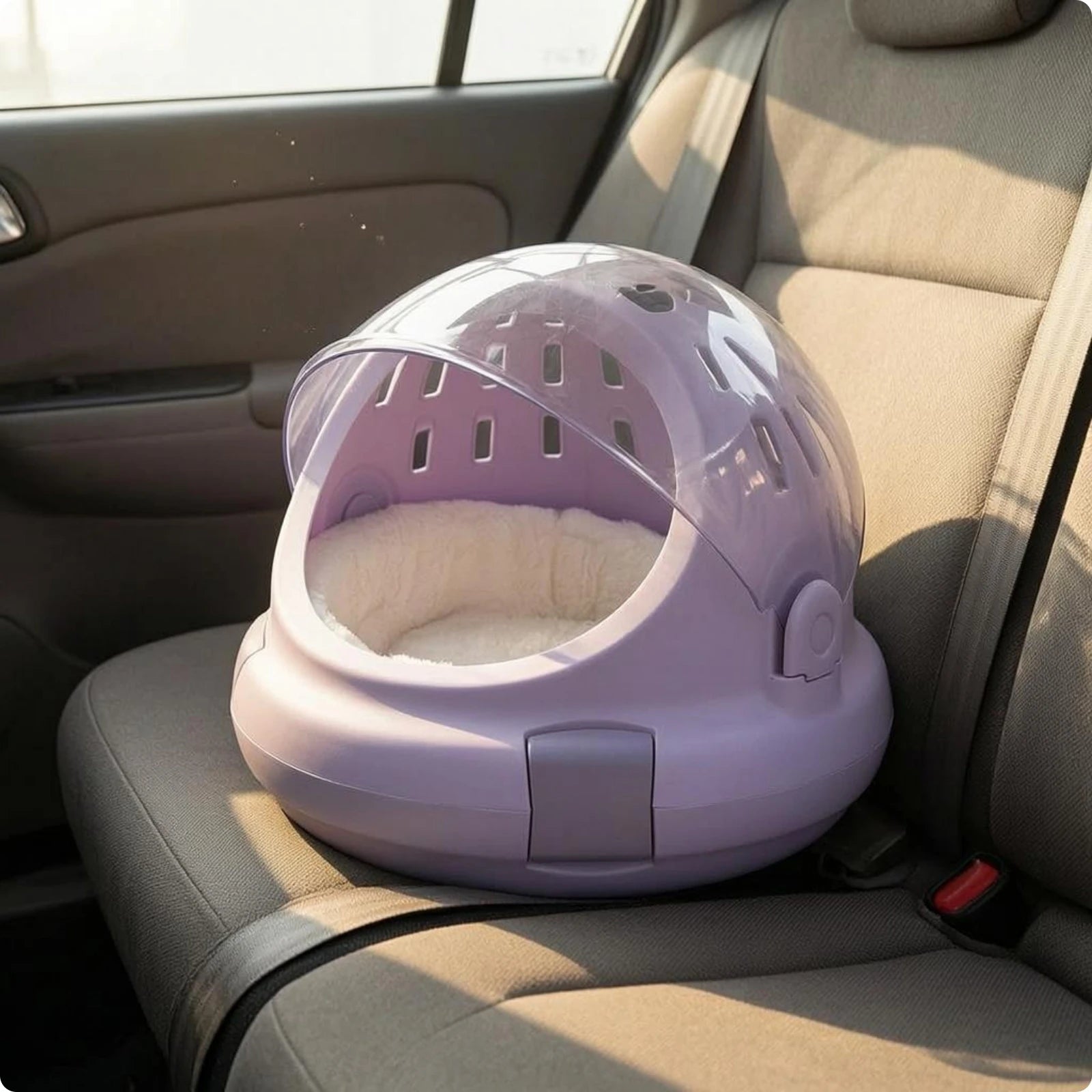 Hard-Shell Cat Carrier Cotton Mat Animal Transport