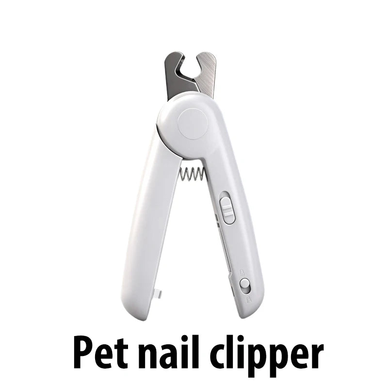 Rechargeable Pet Nail Grinder & Clipper with LED Light