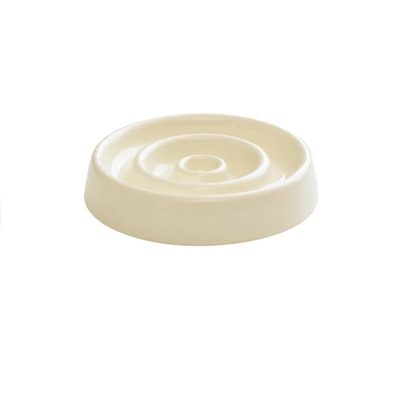 Ceramic Anti - Gulping Pet Feeding Container