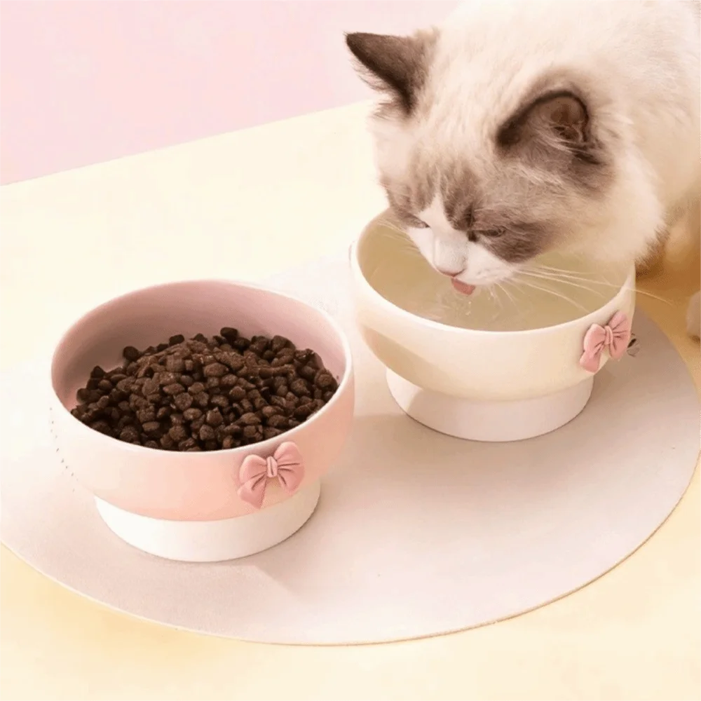 Large Ceramic Pet Bowl with Non-Slip Base