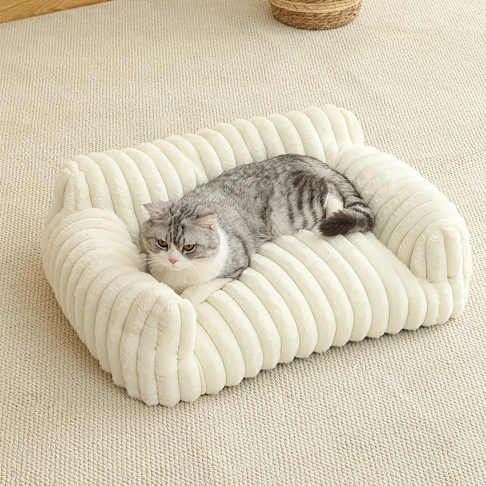 Warm Comfort Cat Sofa Bed with Soft Cushion