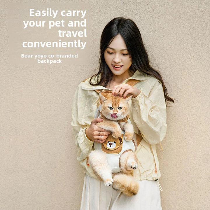 Breathable Foldable Cat Carrier Backpack