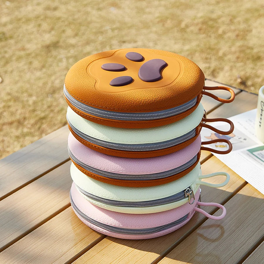 2-in-1 Foldable Silicone Pet Bowl