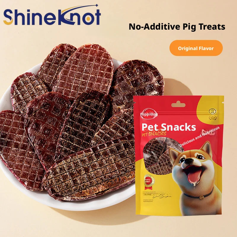 Freeze-Dried Pig Chew Treats for Dogs & Cats