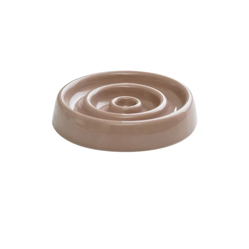 Ceramic Anti - Gulping Pet Feeding Container