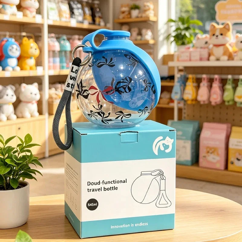 Portable Stainless Steel Pet Water Dispenser