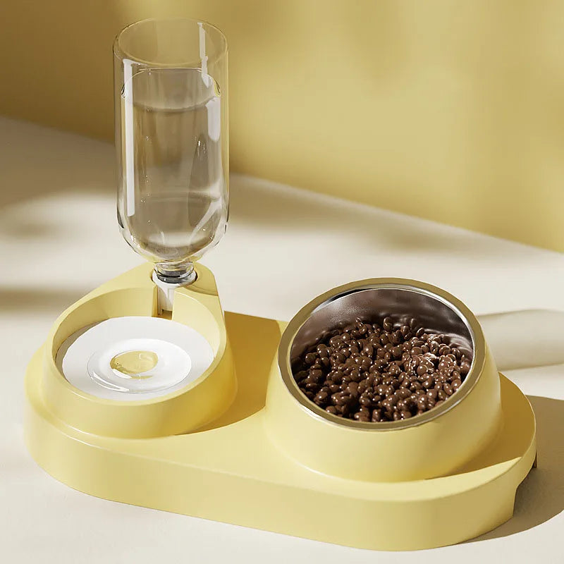 Automatic Pet Feeder & Water Bowl