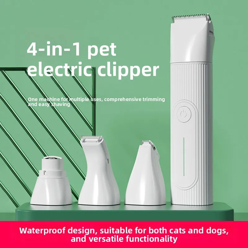 4-in-1 Electric Pet Grooming Kit
