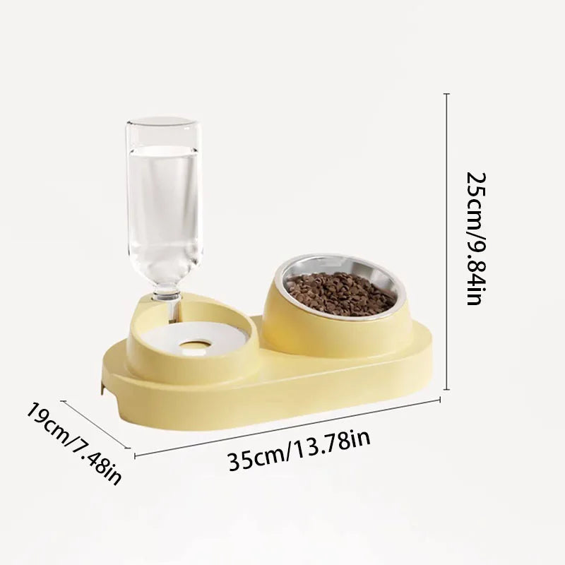 Automatic Pet Feeder & Water Bowl