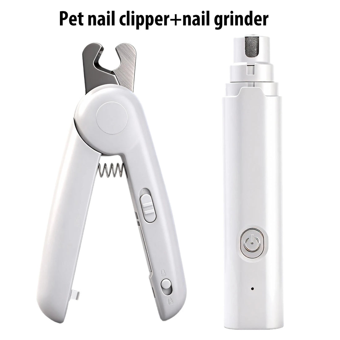 Rechargeable Pet Nail Grinder & Clipper with LED Light