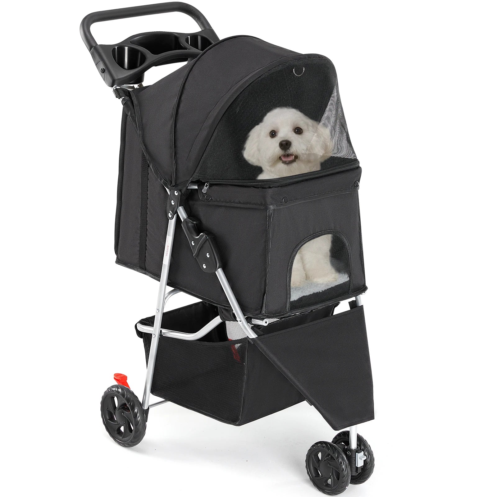3-Wheel Foldable Pet Stroller