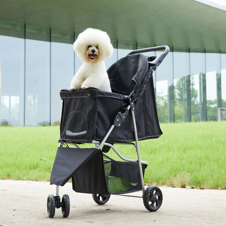 3-Wheel Foldable Pet Stroller