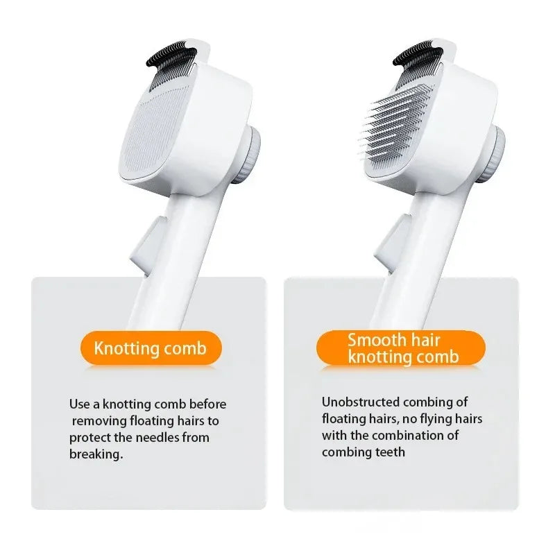 Magic Pet Grooming Brush for Gentle Detangling & Hair Removal