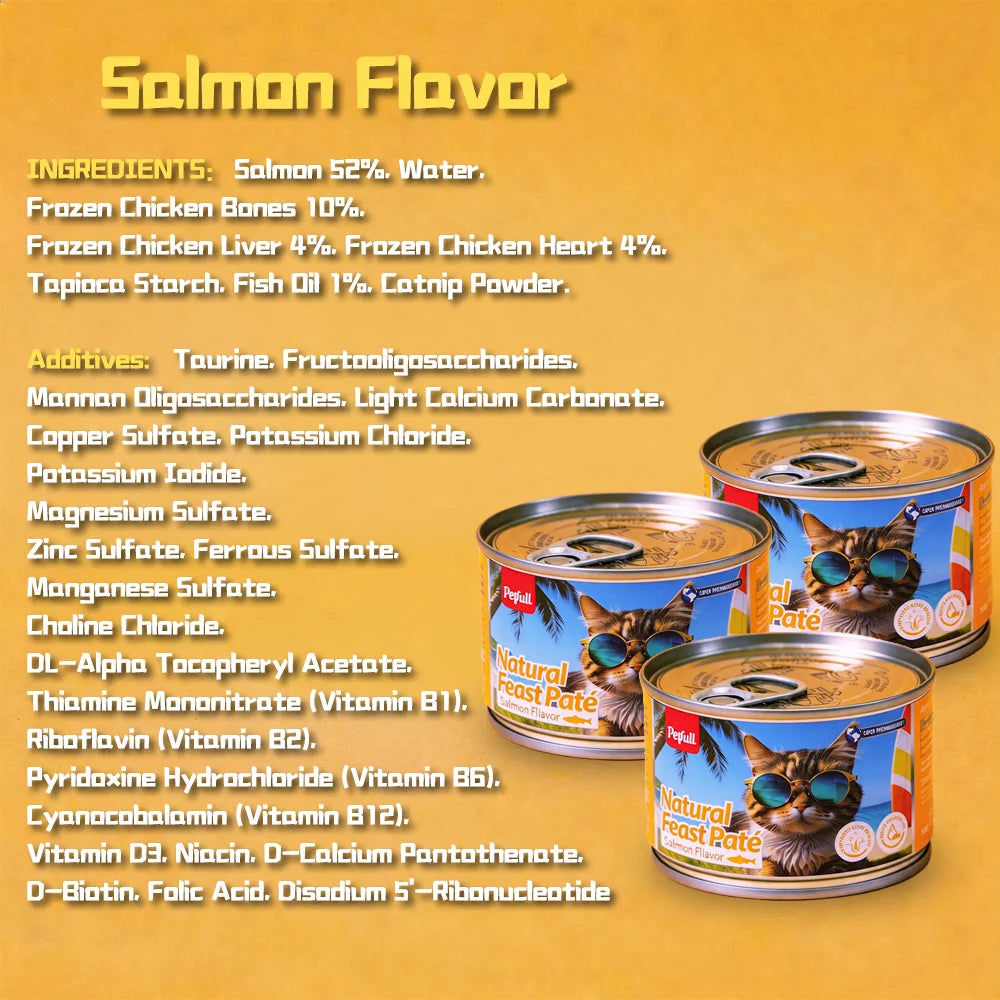 Premium Mixed-Flavor Canned Pet Food