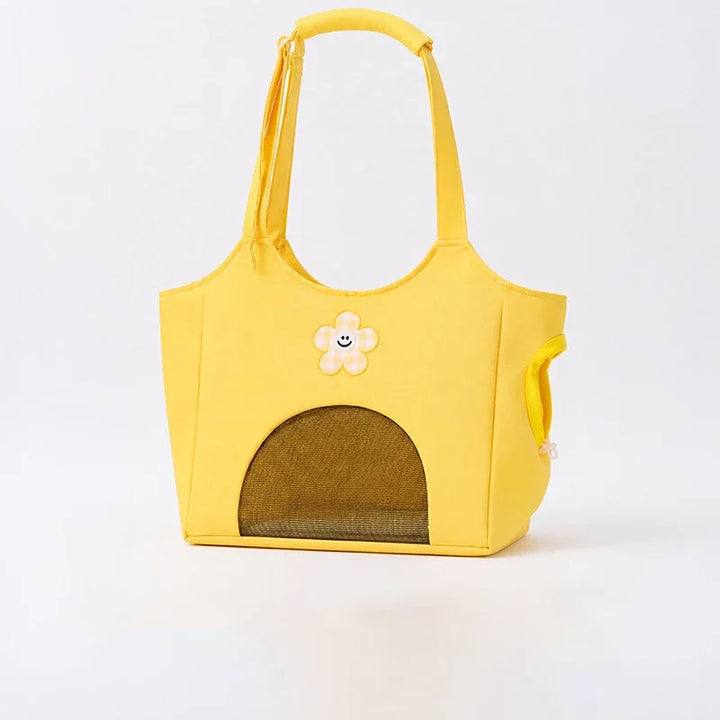 Breathable Canvas Pet Carrier Tote Bag
