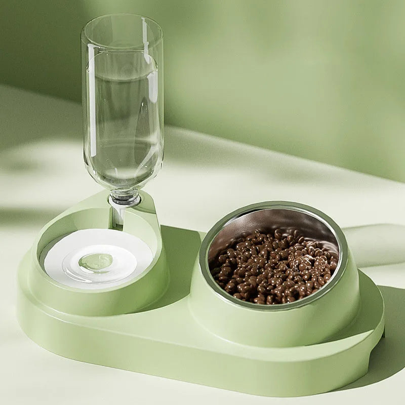 Automatic Pet Feeder & Water Bowl