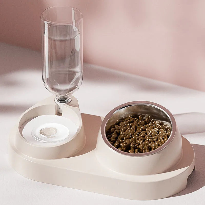 Automatic Pet Feeder & Water Bowl