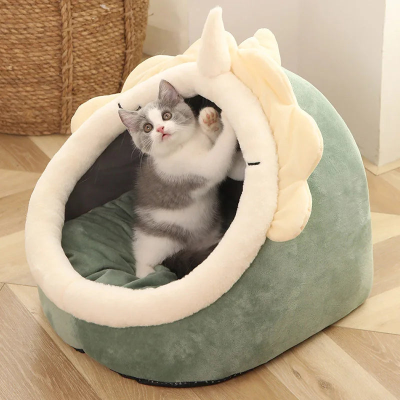Foldable Washable Cartoon Pet Bed