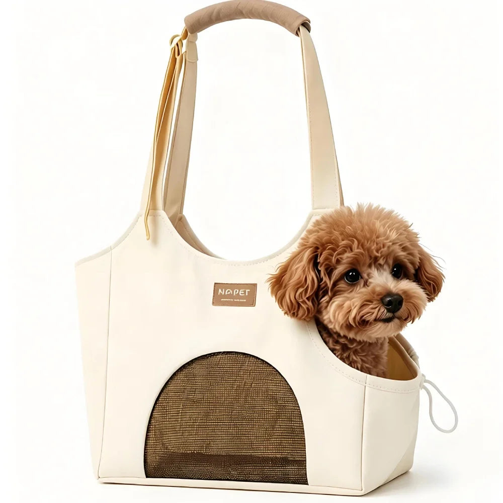 Breathable Canvas Pet Carrier Tote Bag