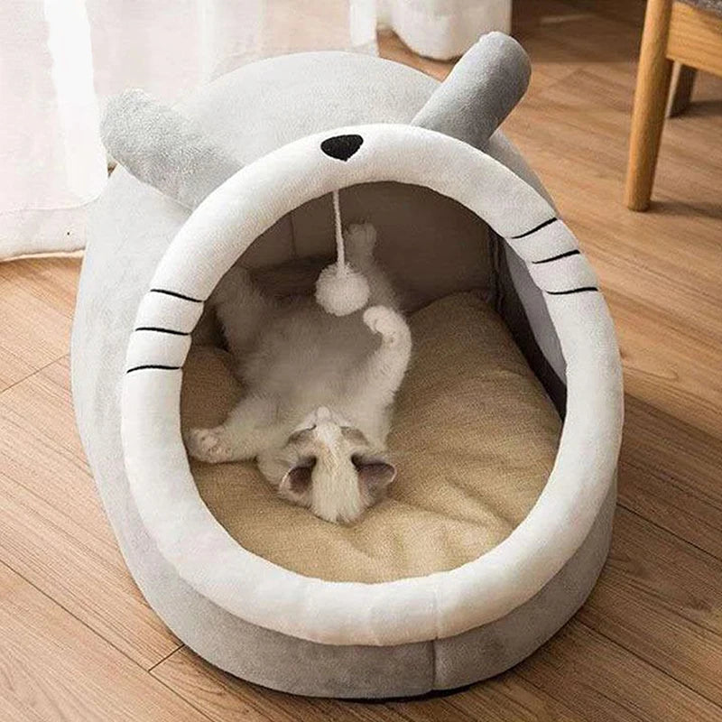 Foldable Washable Cartoon Pet Bed