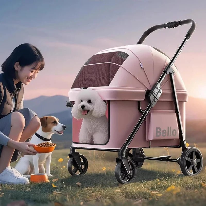 Foldable Lightweight Pet Stroller