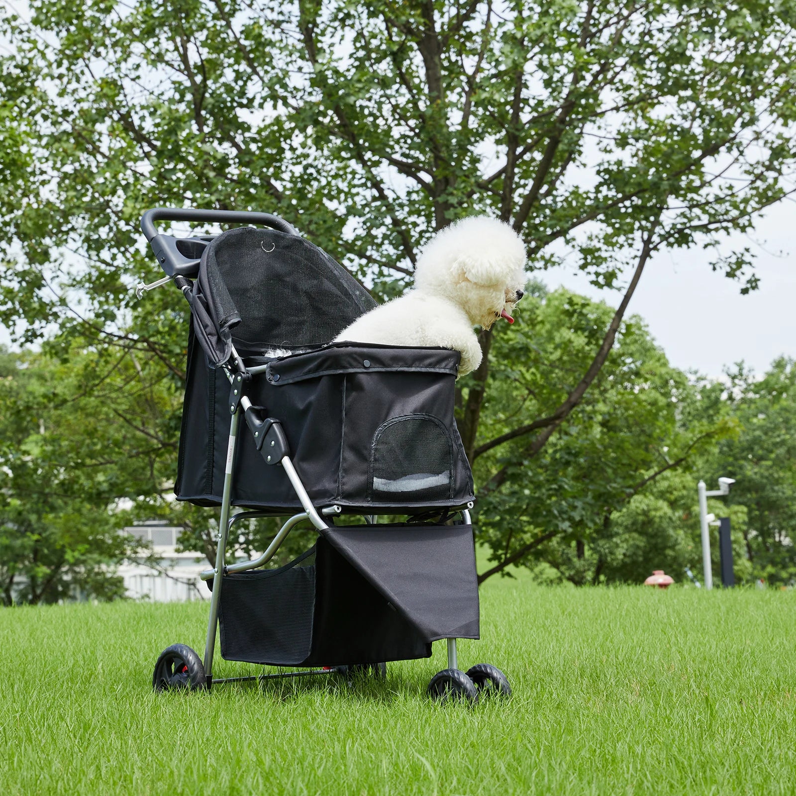 3-Wheel Foldable Pet Stroller
