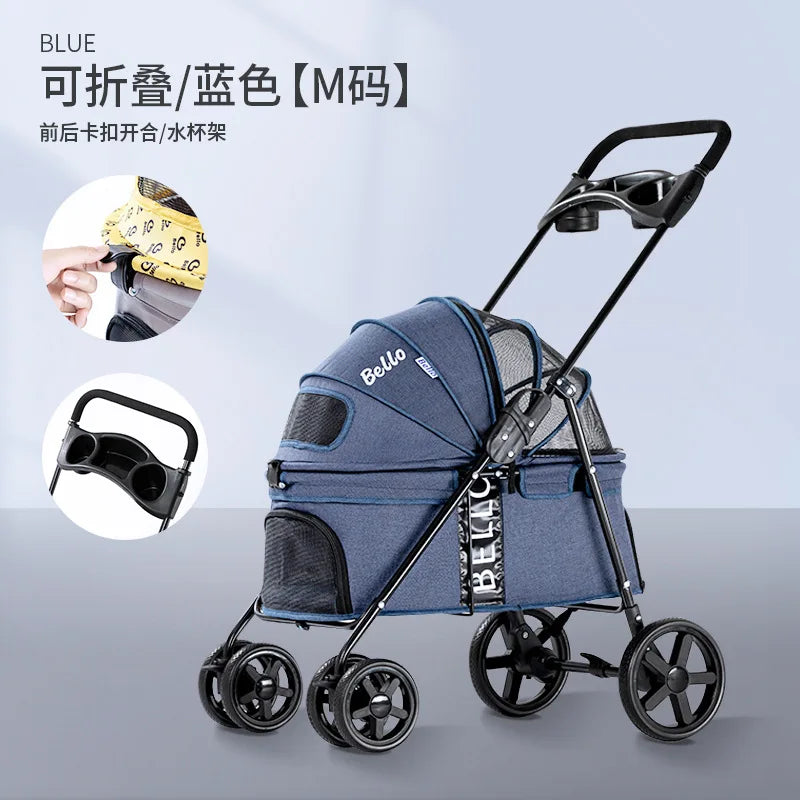 Foldable Lightweight Pet Stroller