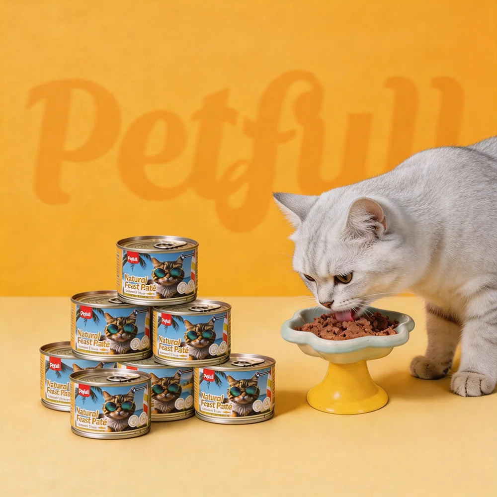 Premium Mixed-Flavor Canned Pet Food